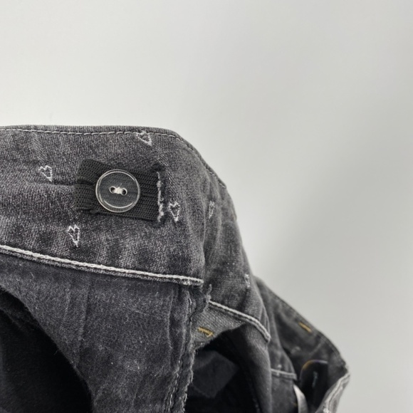 Disney Hannah Montana Jeans Girl's 12 Mid Rise Black Love Heart Denim Stretchy - Picture 15 of 16